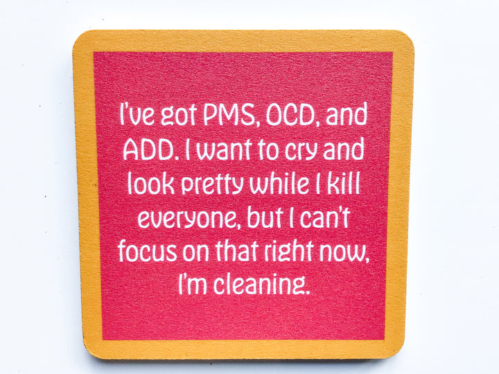 Drinks on Me Coaster