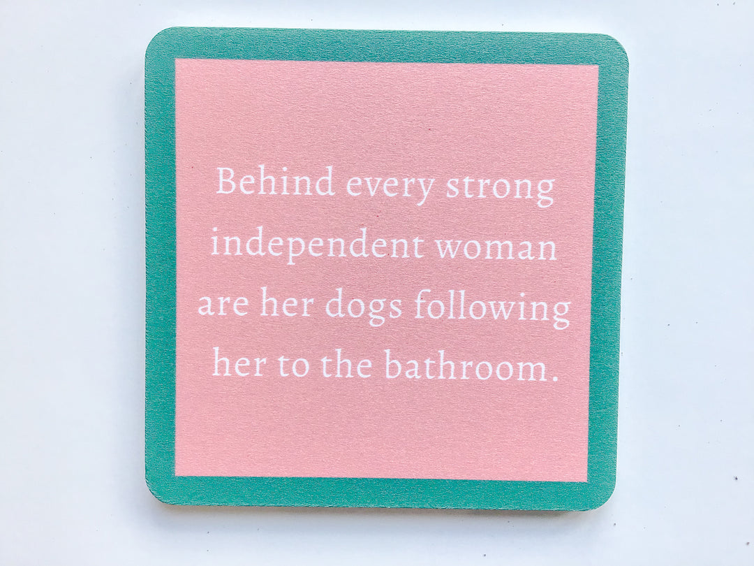 Drinks on Me Coaster
