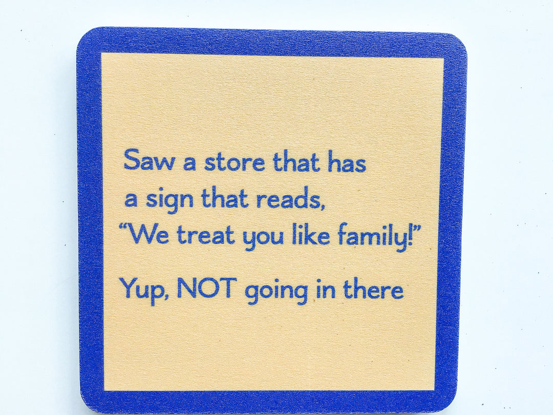 Drinks on Me Coaster