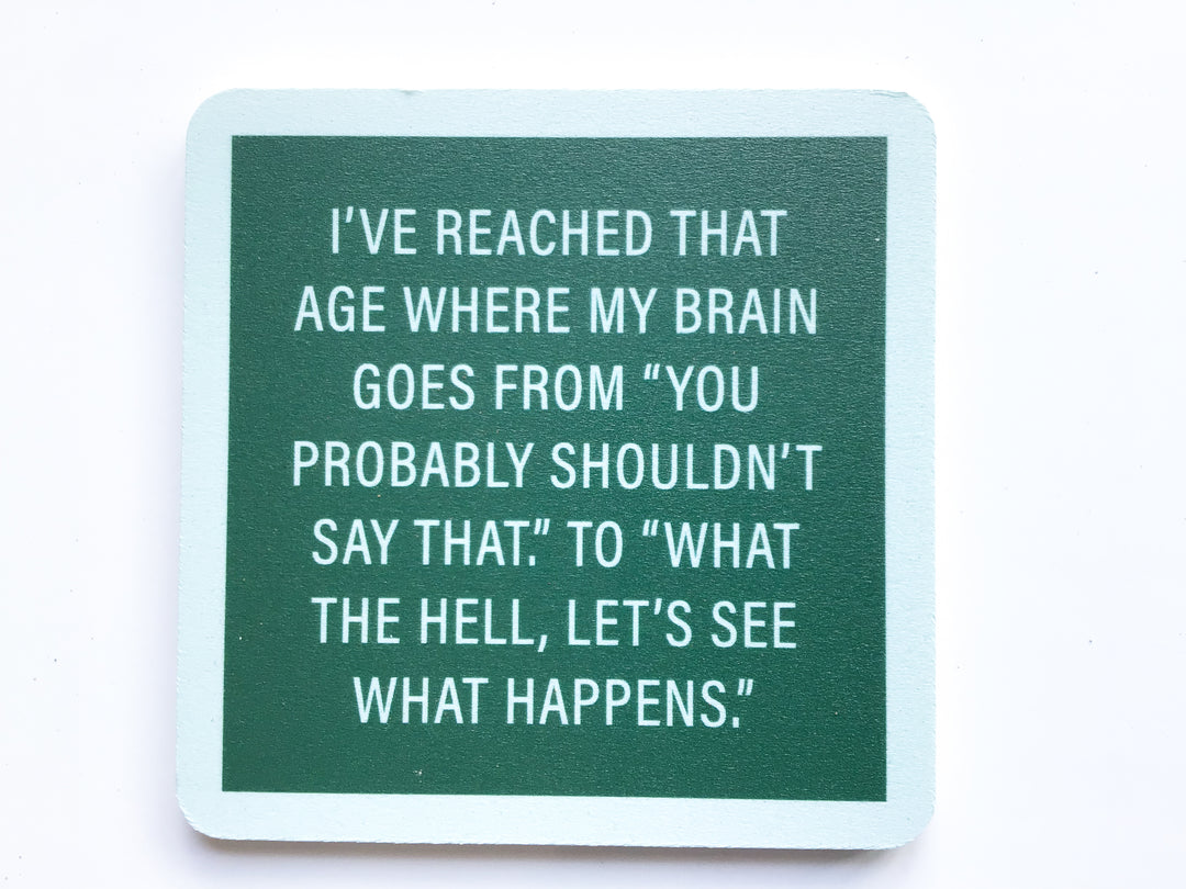 Drinks on Me Coaster