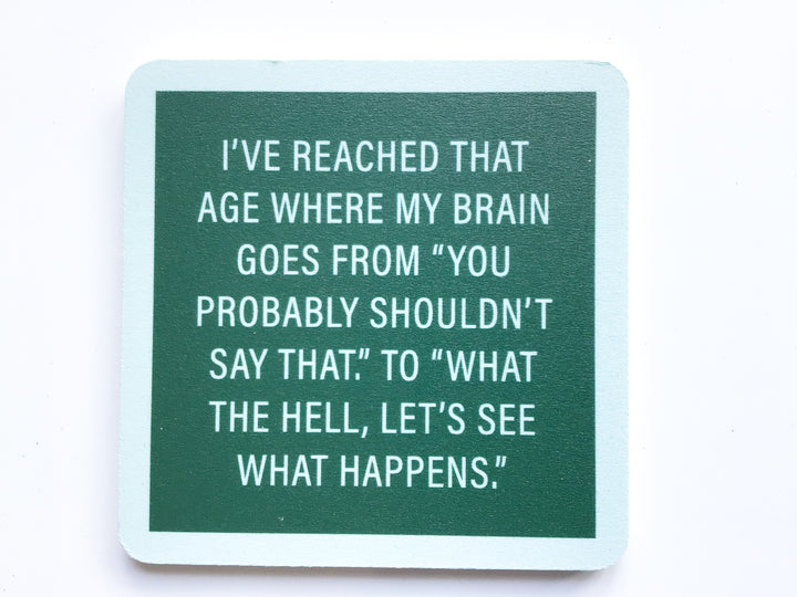 Drinks on Me Coaster