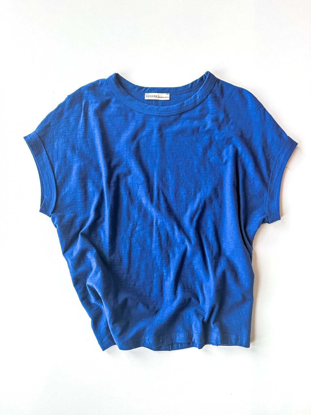 Simple Days Cotton Slub Round Neck