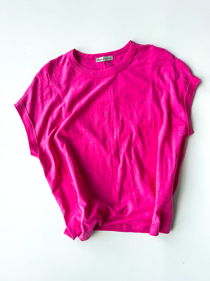 Simple Days Cotton Slub Round Neck