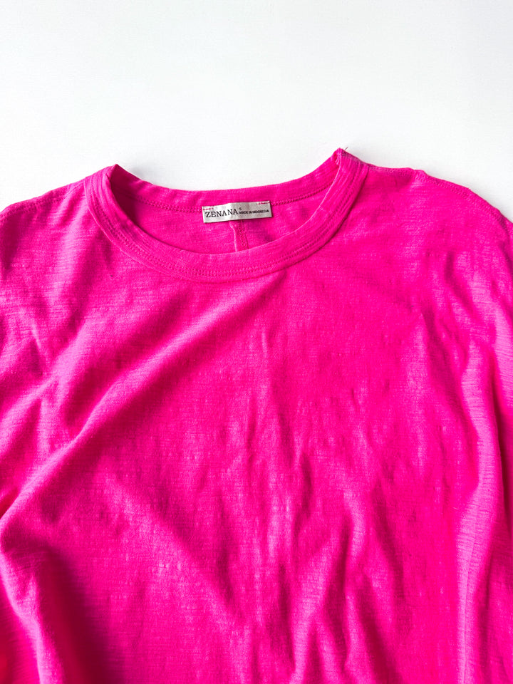 Simple Days Cotton Slub Round Neck