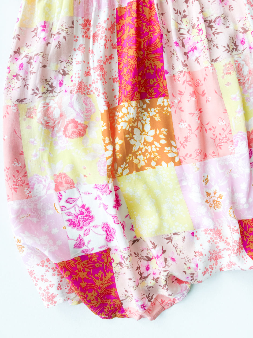 Patch Me Pretty Elastic Neck Dress