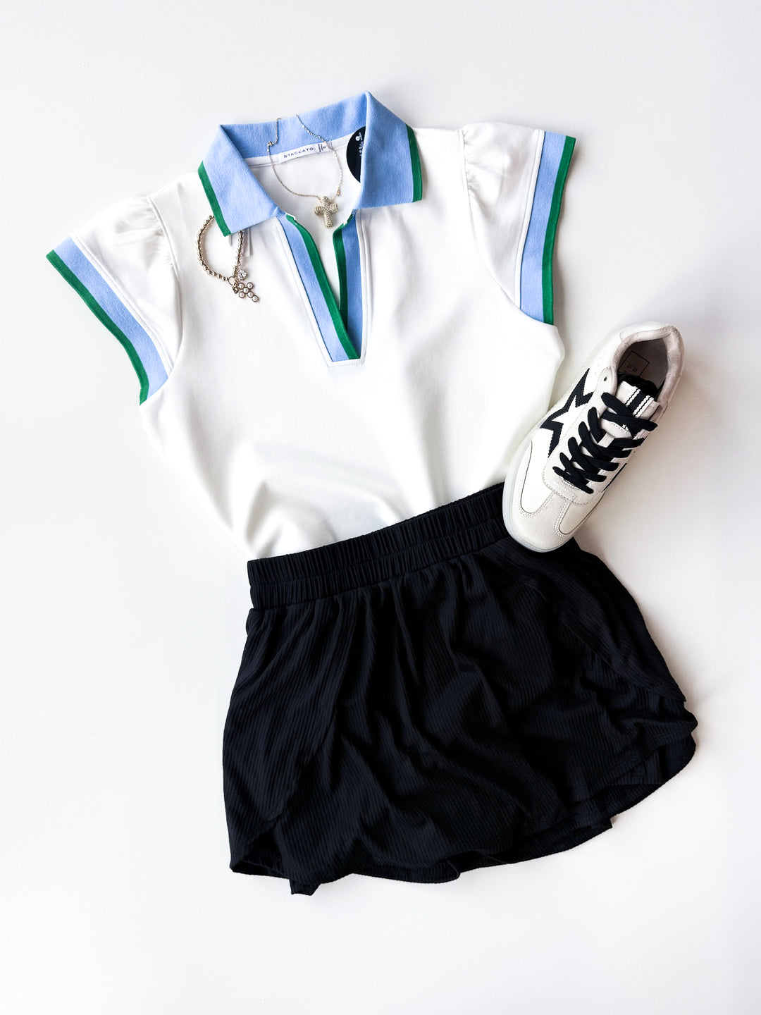Toss & Twirl Elastic Waist Short