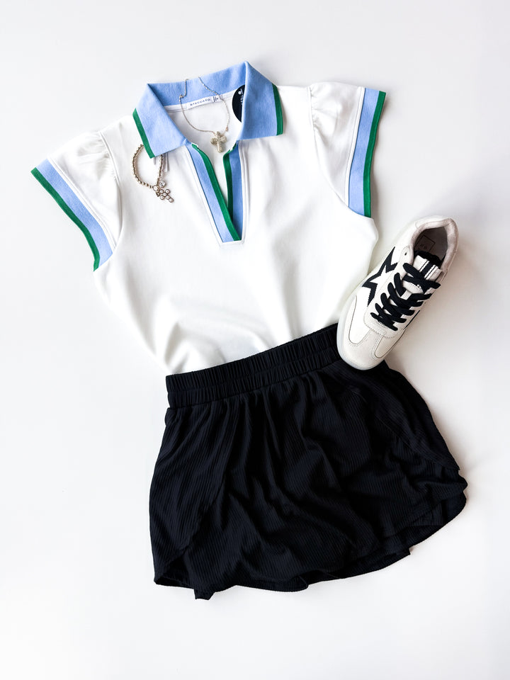 Toss & Twirl Elastic Waist Short