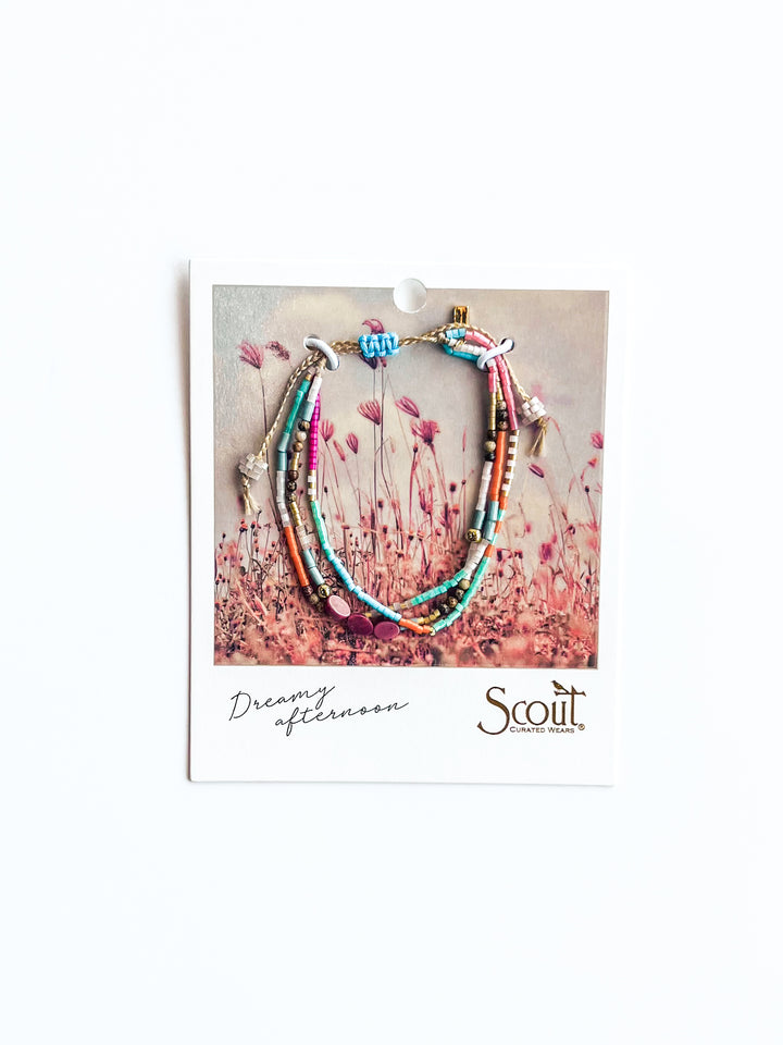 Mixed Media Carded Bracelet