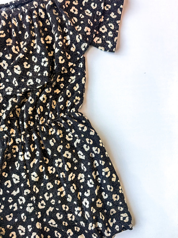 Wild Card Leopard Romper