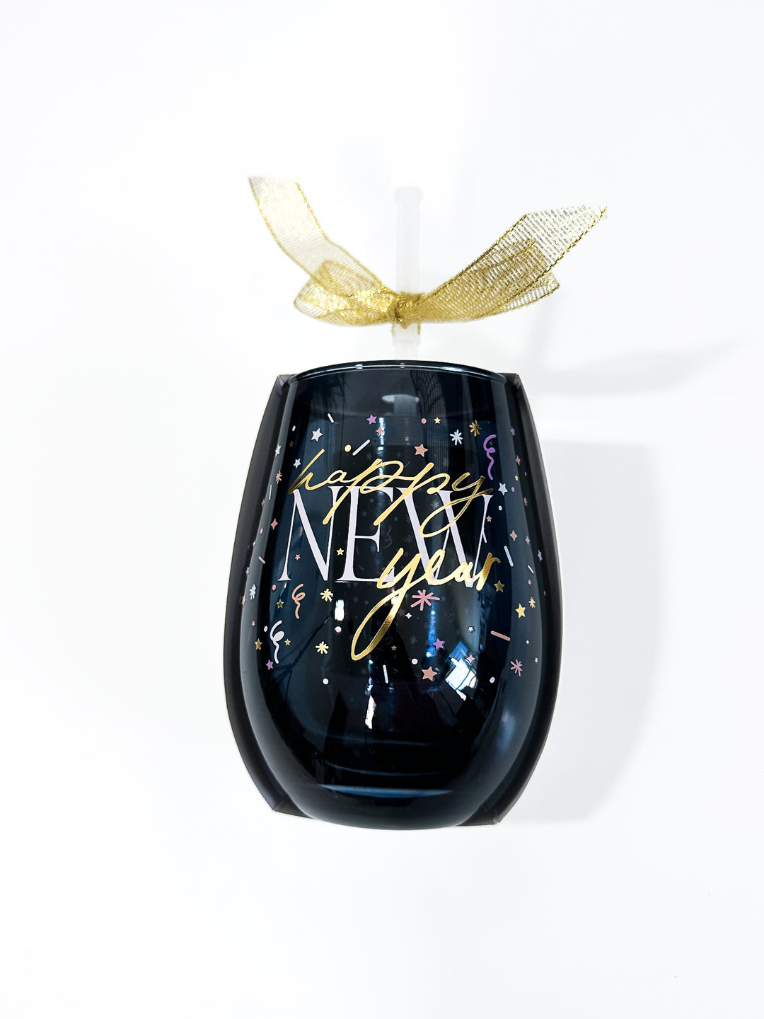 Holiday Wine Glass & Popper Set