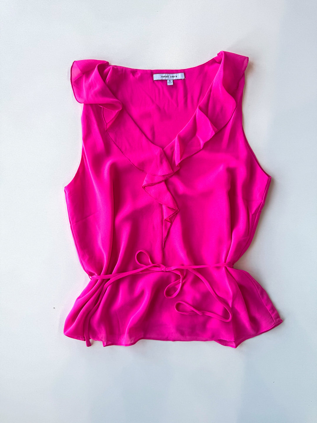The Refined Ruffle Tie Blouse