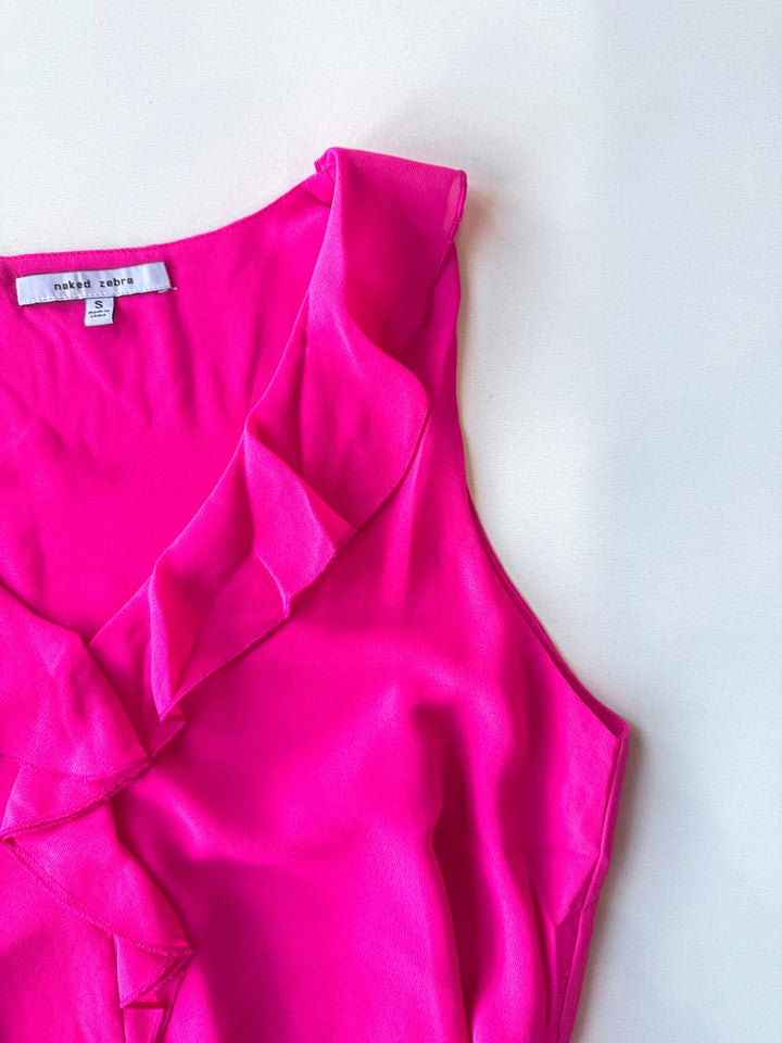 The Refined Ruffle Tie Blouse