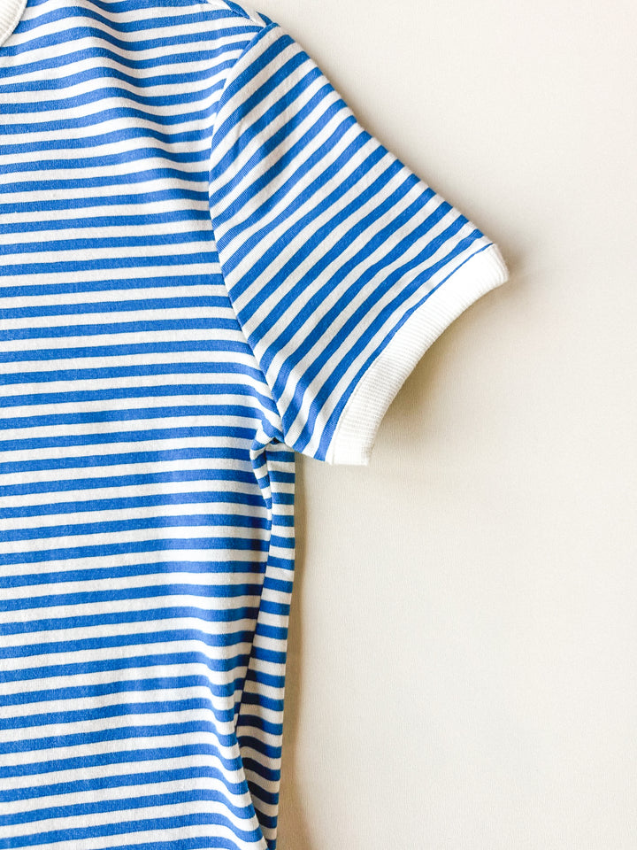Simply Striped Crop Tee