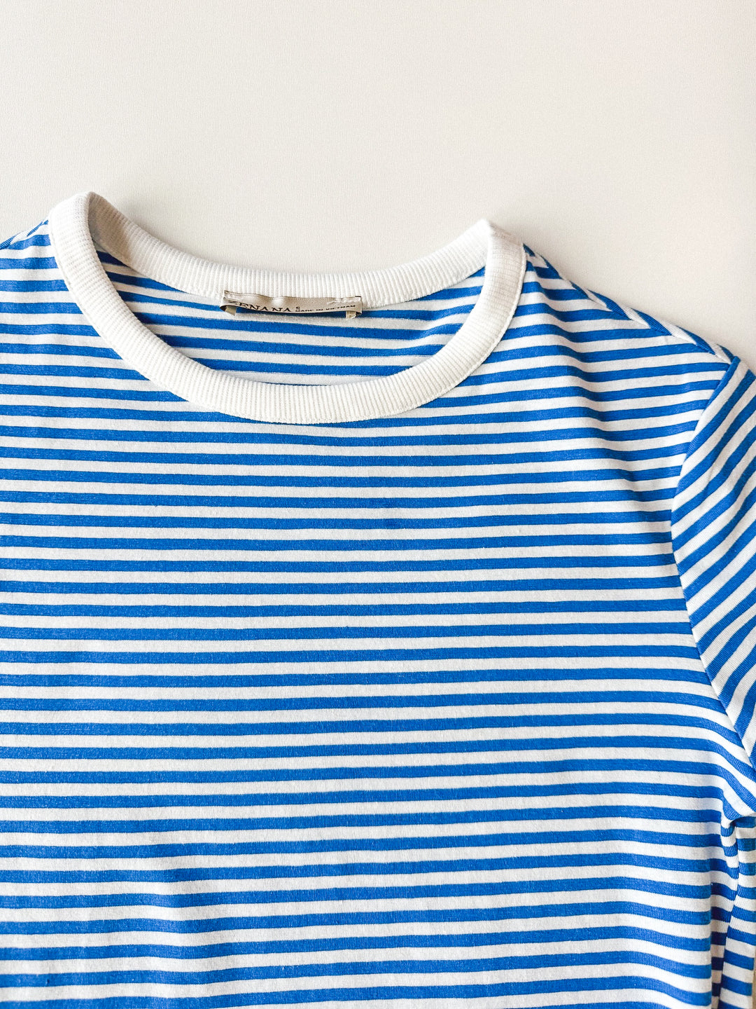 Simply Striped Crop Tee