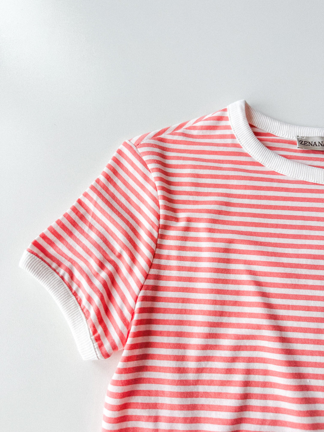 Simply Striped Crop Tee
