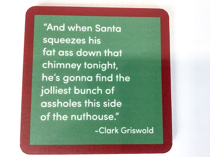 Holiday Drinks on Me Coaster