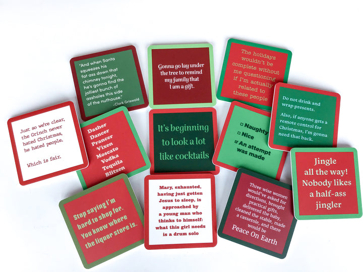 Holiday Drinks on Me Coaster