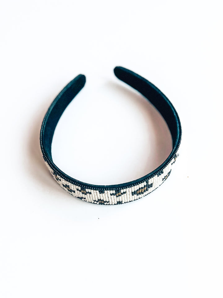 Stevie Cheetah Beaded Headband