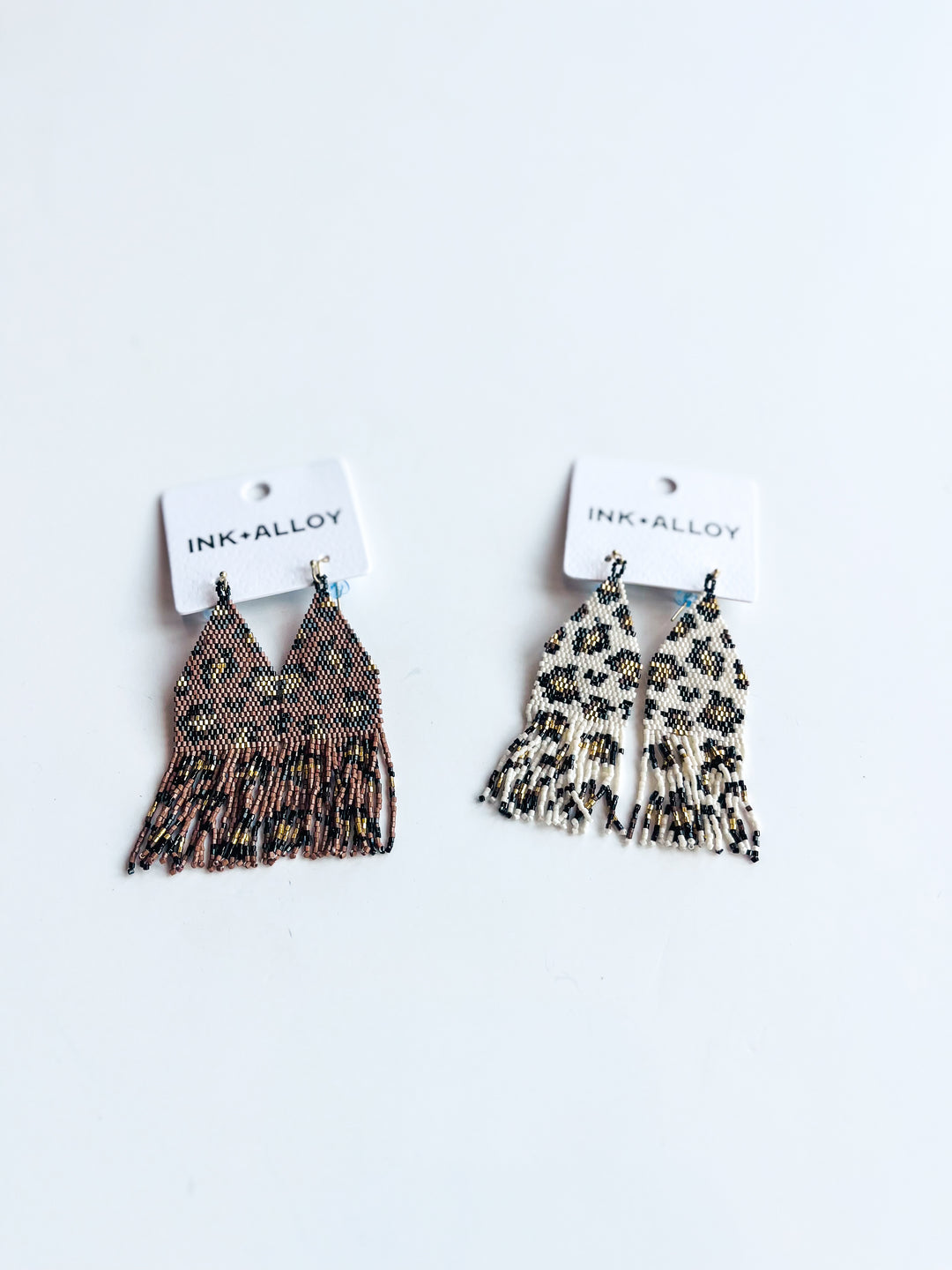 Delilah Cheetah Fringe Earring