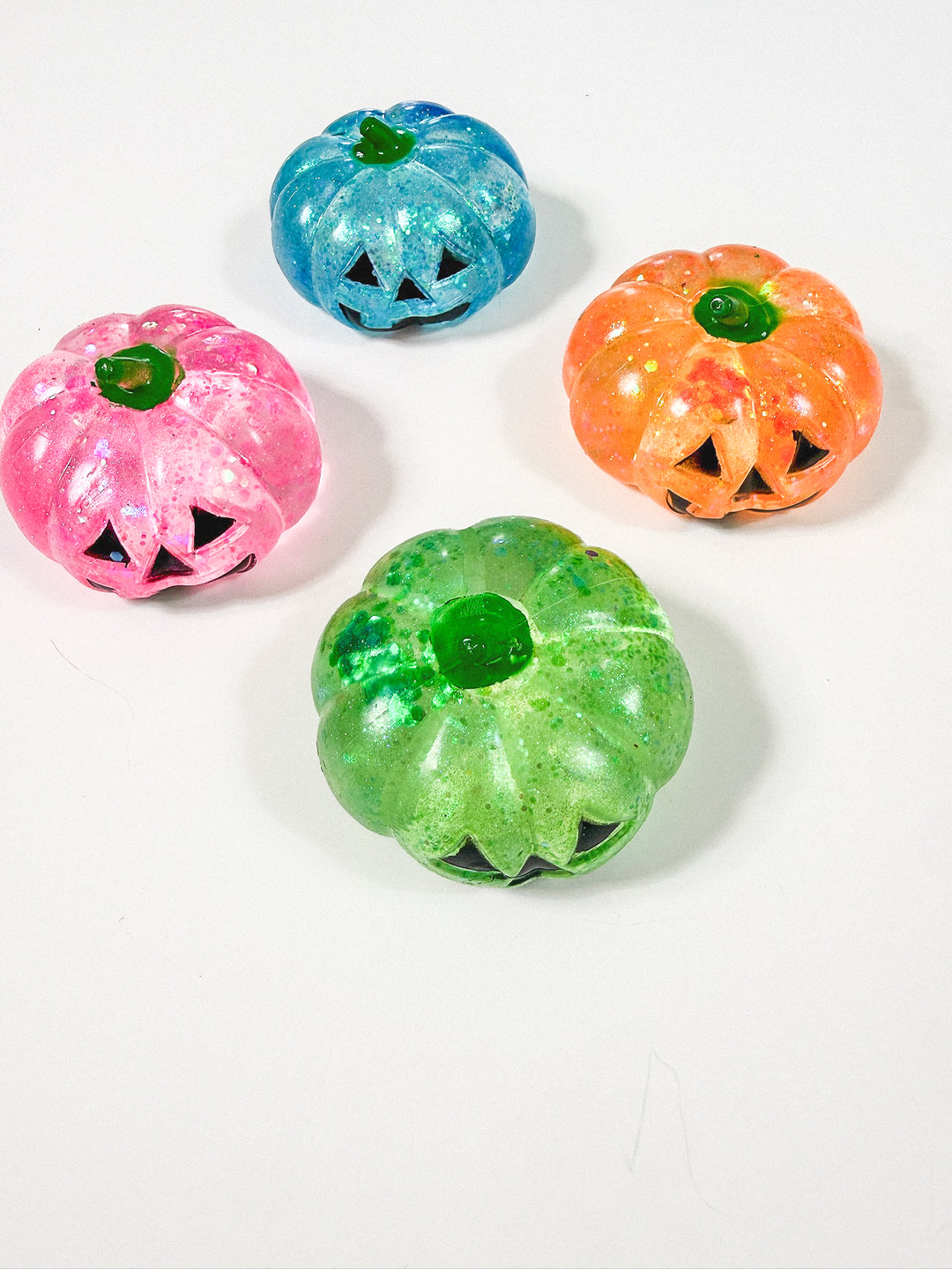Glitter Jack O Lantern Squishy