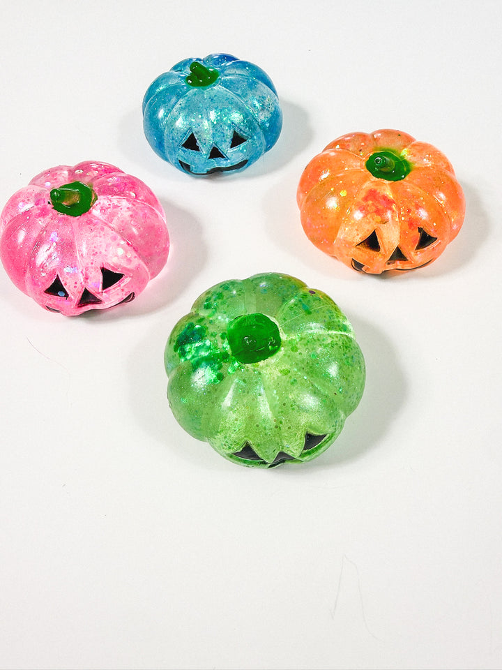 Glitter Jack O Lantern Squishy