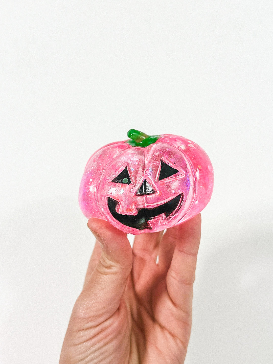 Glitter Jack O Lantern Squishy