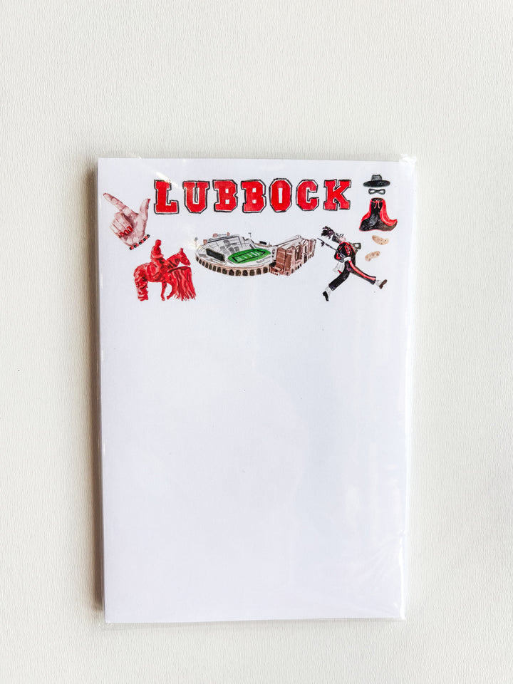 Texas Tech Lubbock Notepad