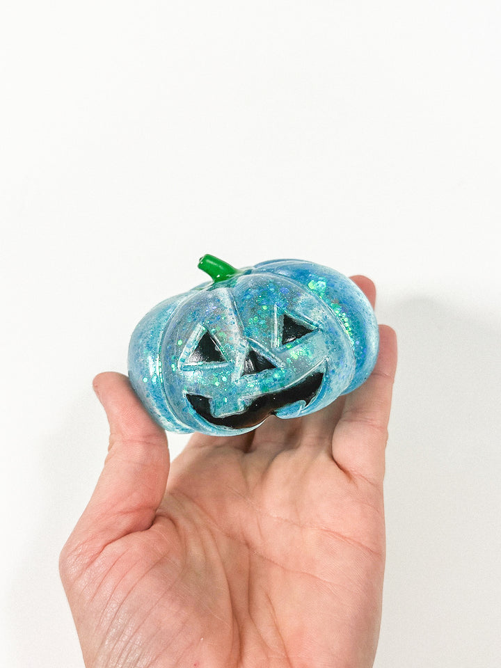 Glitter Jack O Lantern Squishy