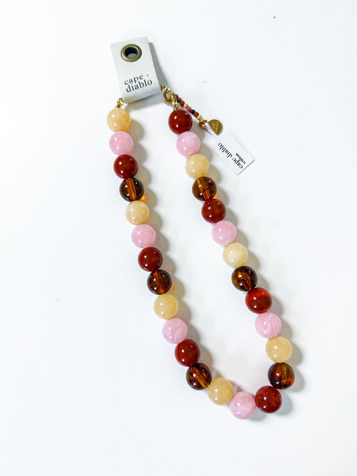 Meet the Rose Beaded Necklace