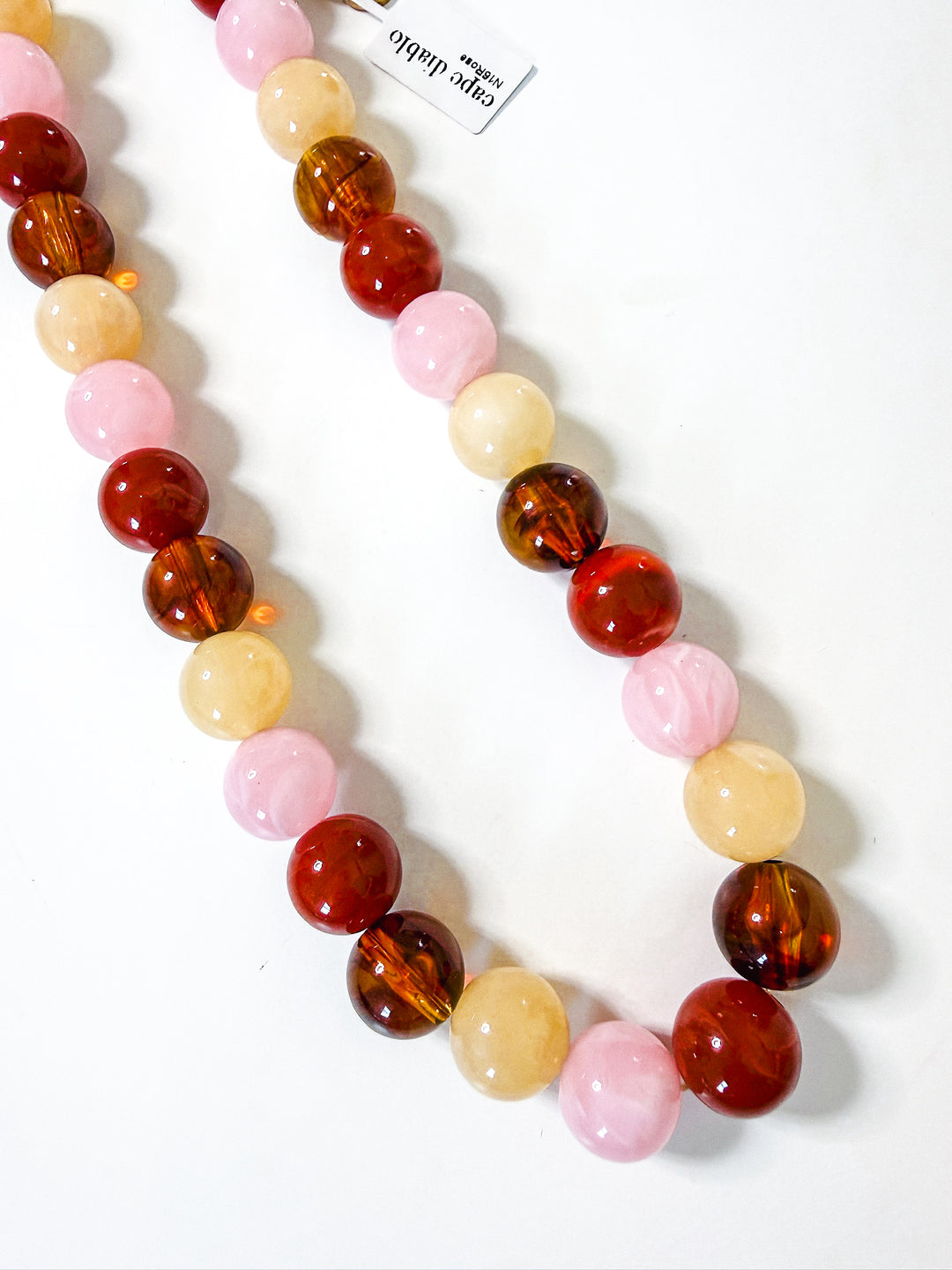 Meet the Rose Beaded Necklace