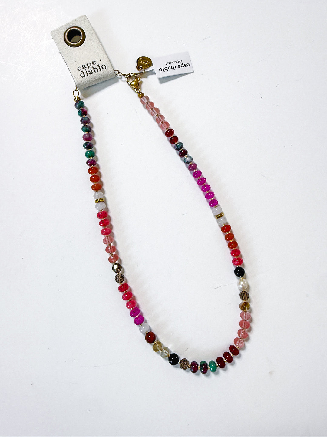 Handmade Natural Stone Beaded Necklace