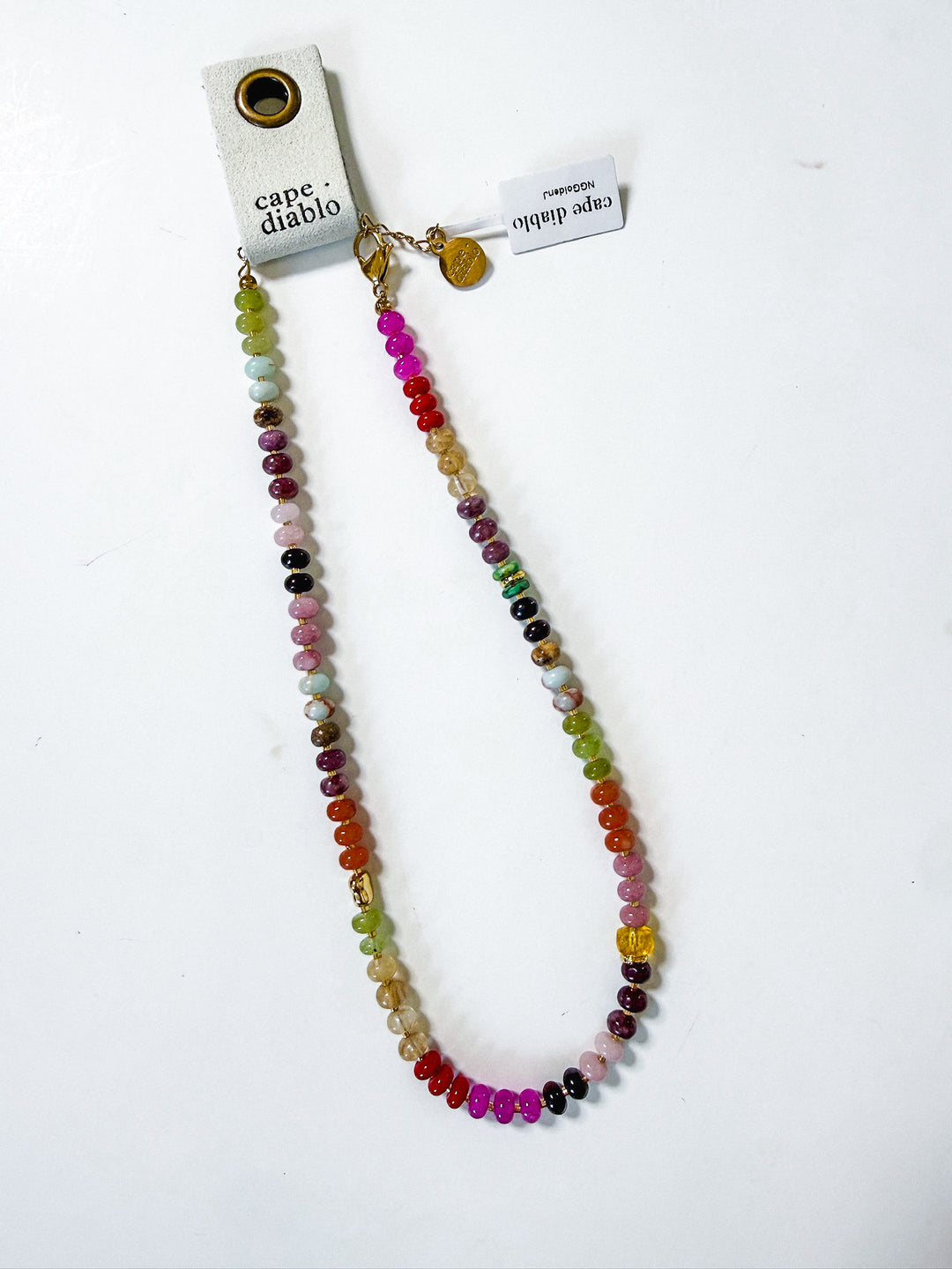 Handmade Natural Stone Beaded Necklace