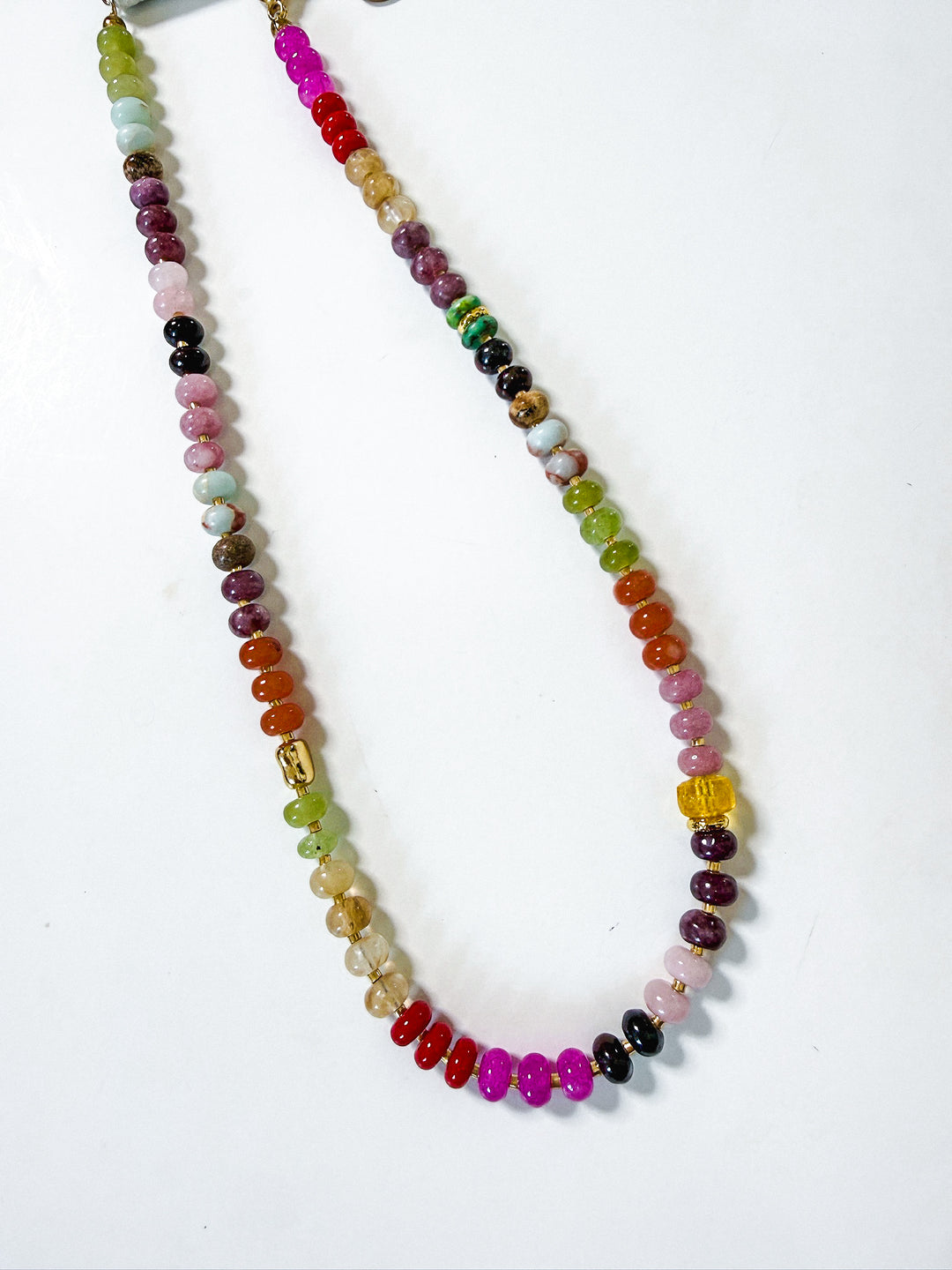 Handmade Natural Stone Beaded Necklace