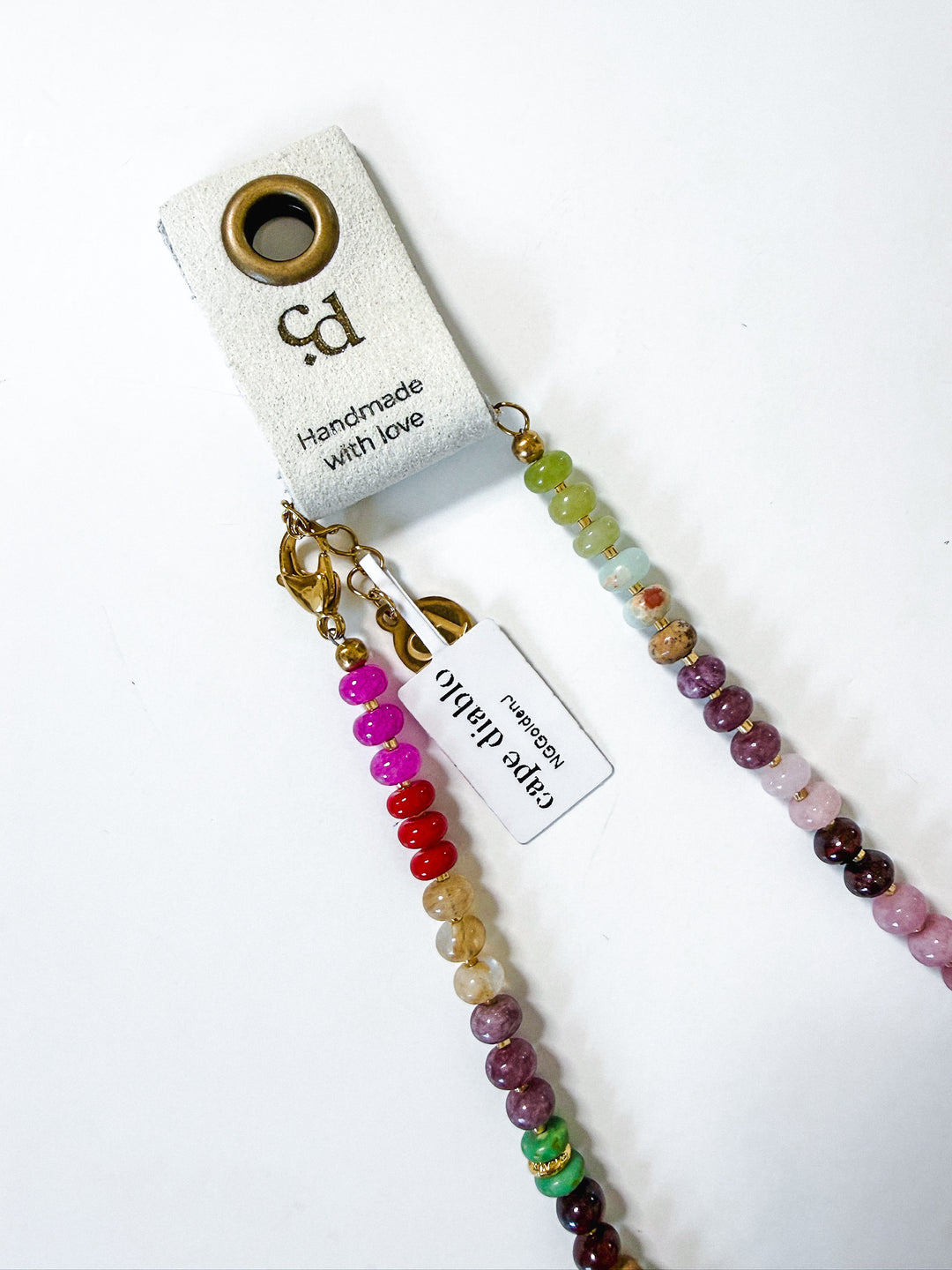 Handmade Natural Stone Beaded Necklace