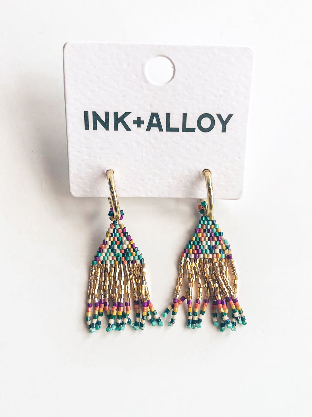 Leta Mini Hoop Confetti Fringe