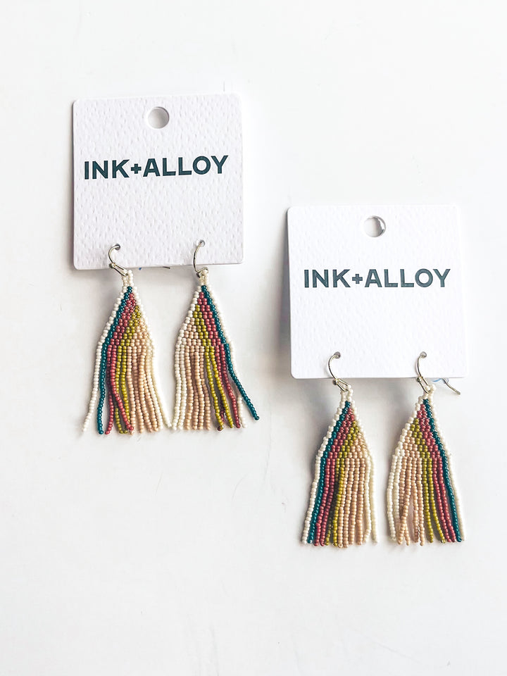Audrey Small Vertical Stripe Earring
