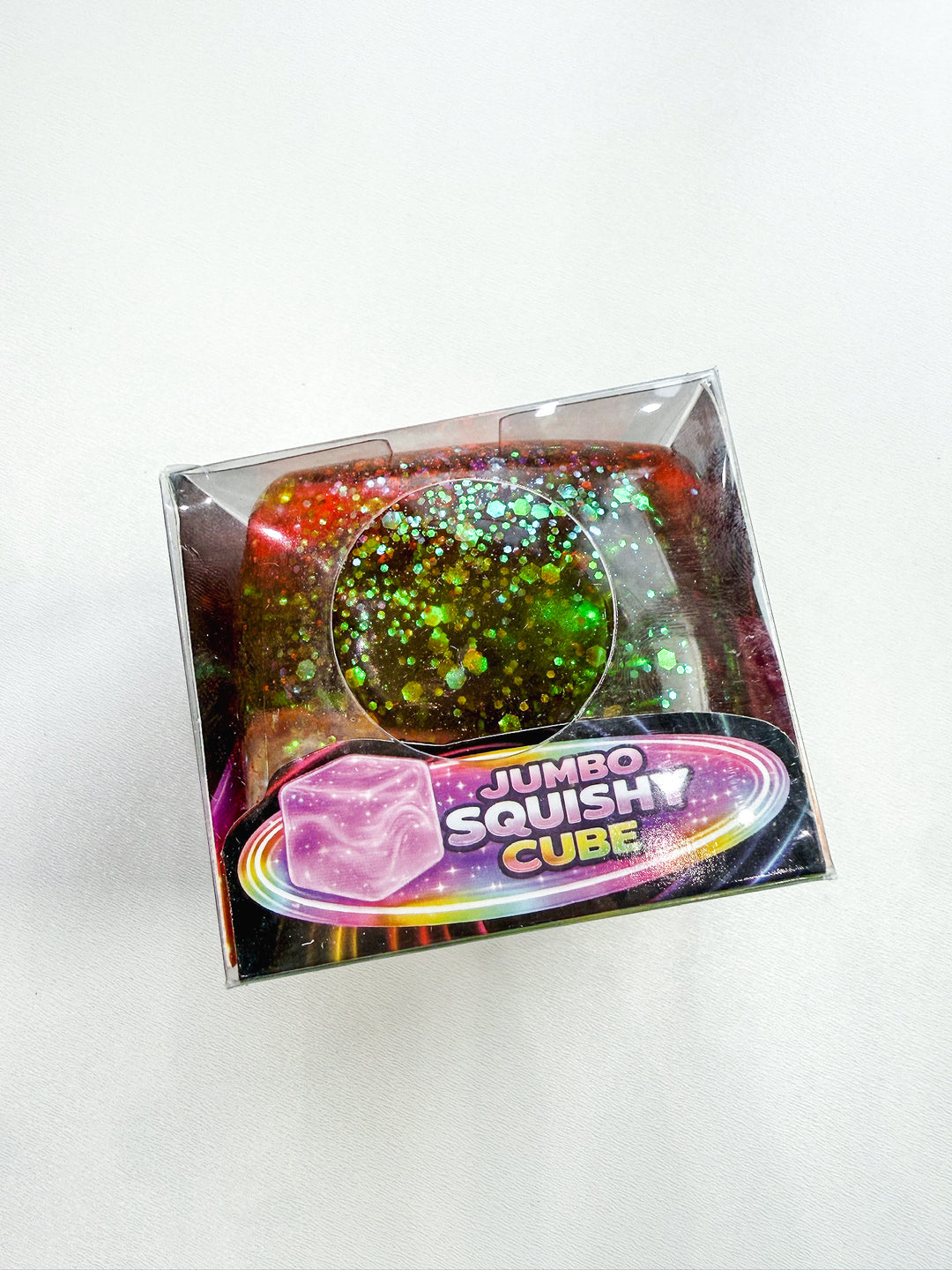 FunDoh Jumbo Glitter Squish Cube