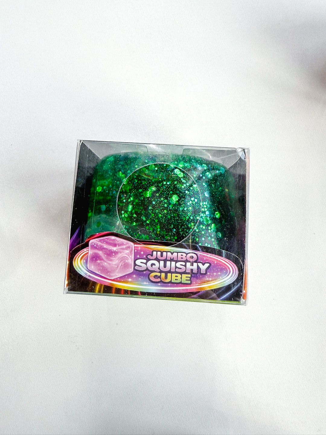 FunDoh Jumbo Glitter Squish Cube