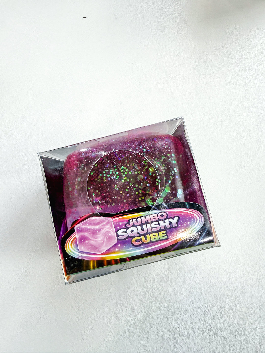 FunDoh Jumbo Glitter Squish Cube