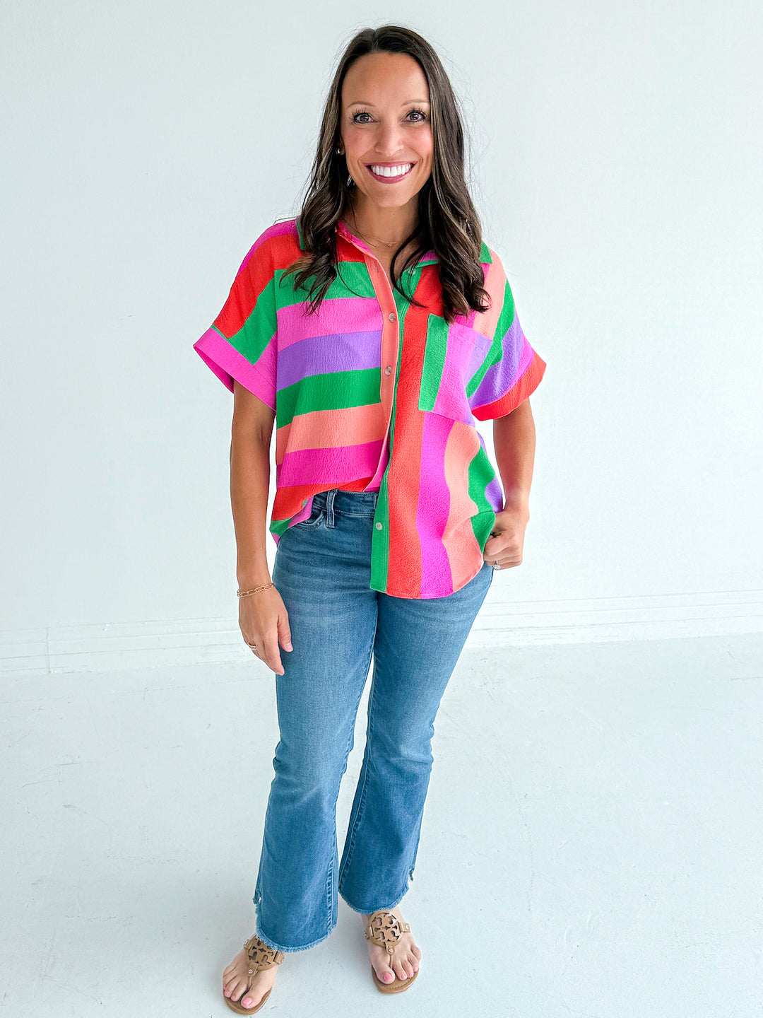 Vervet Mid Rise Super Soft Crop Flare