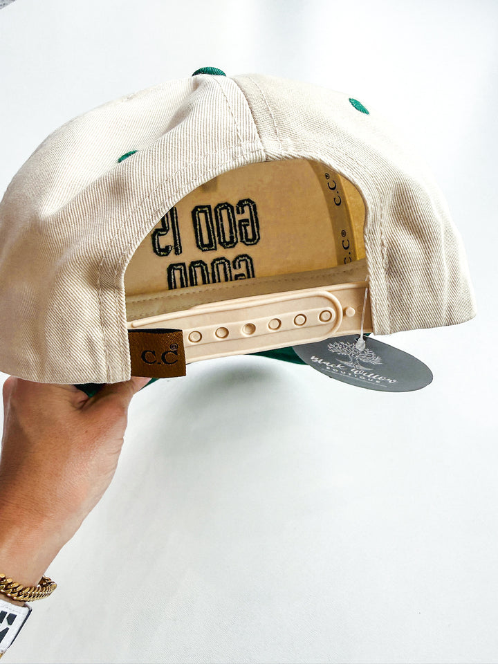 God is Good Block Snapback Hat