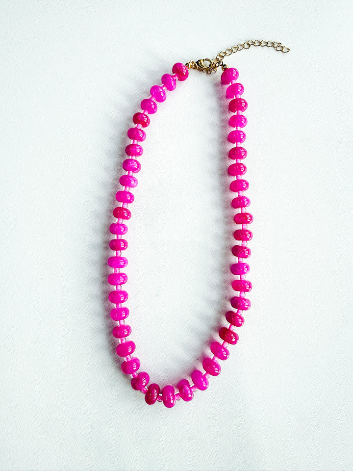 Monarch Bloom Bead Necklace 