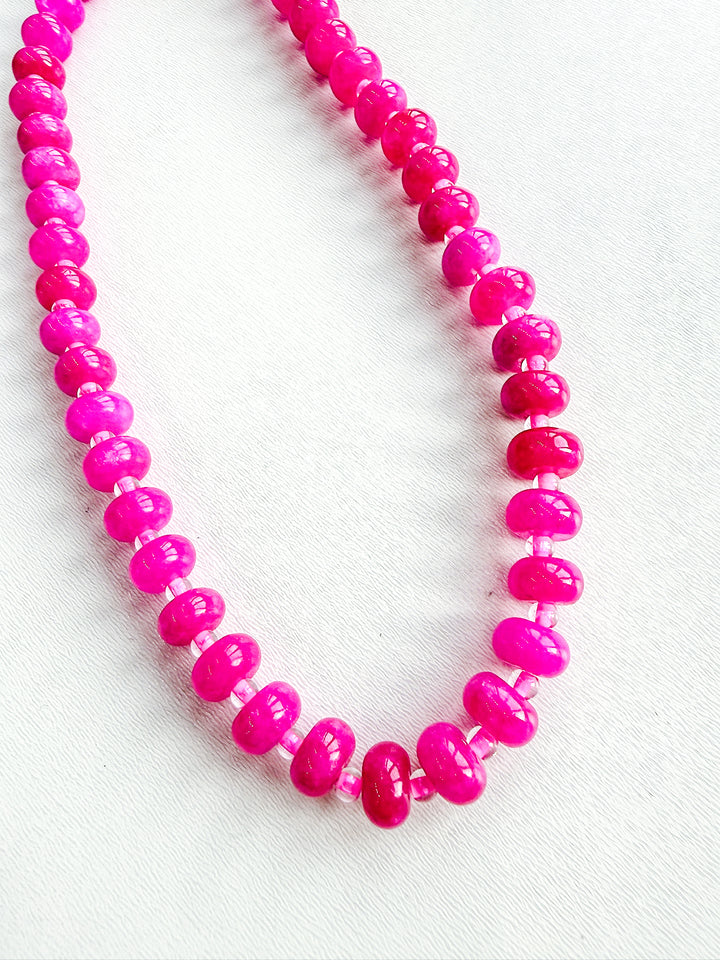 Monarch Bloom Bead Necklace 
