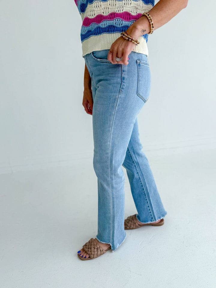 Vervet High Rise Crop Flare