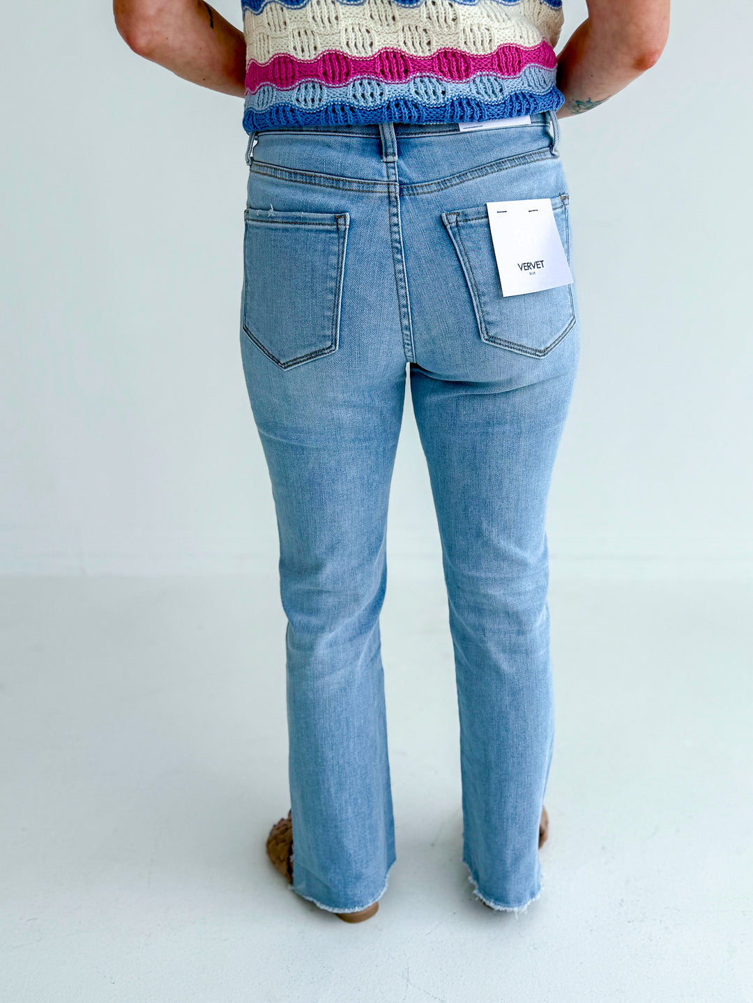 Vervet High Rise Crop Flare