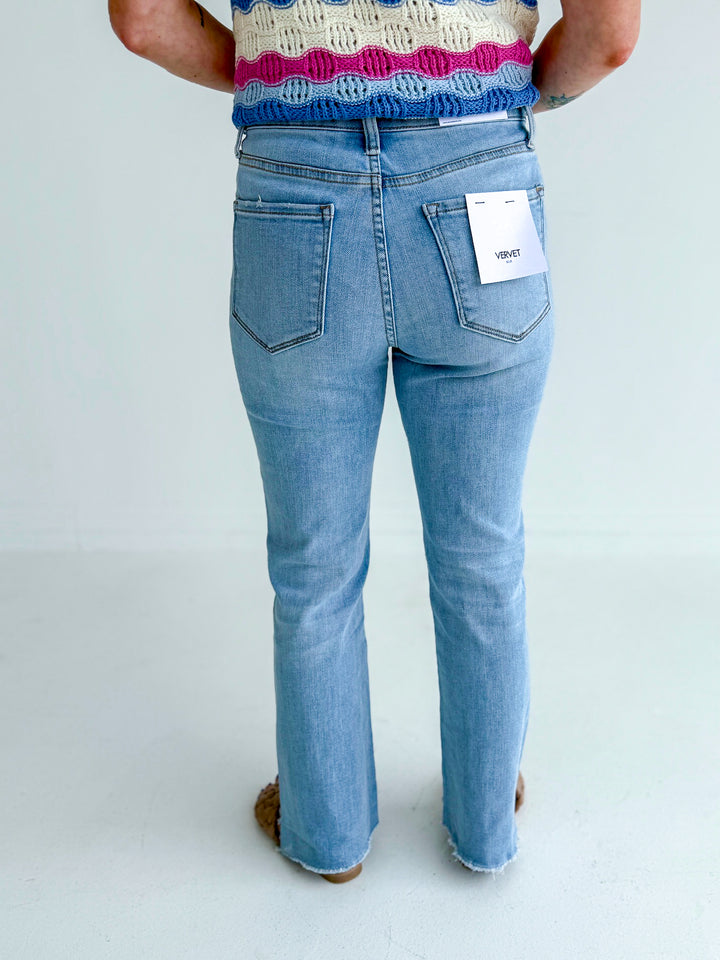 Vervet High Rise Crop Flare