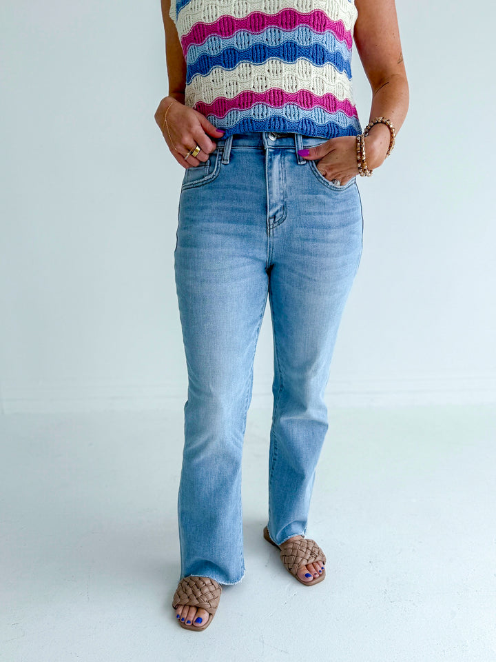 Vervet High Rise Crop Flare