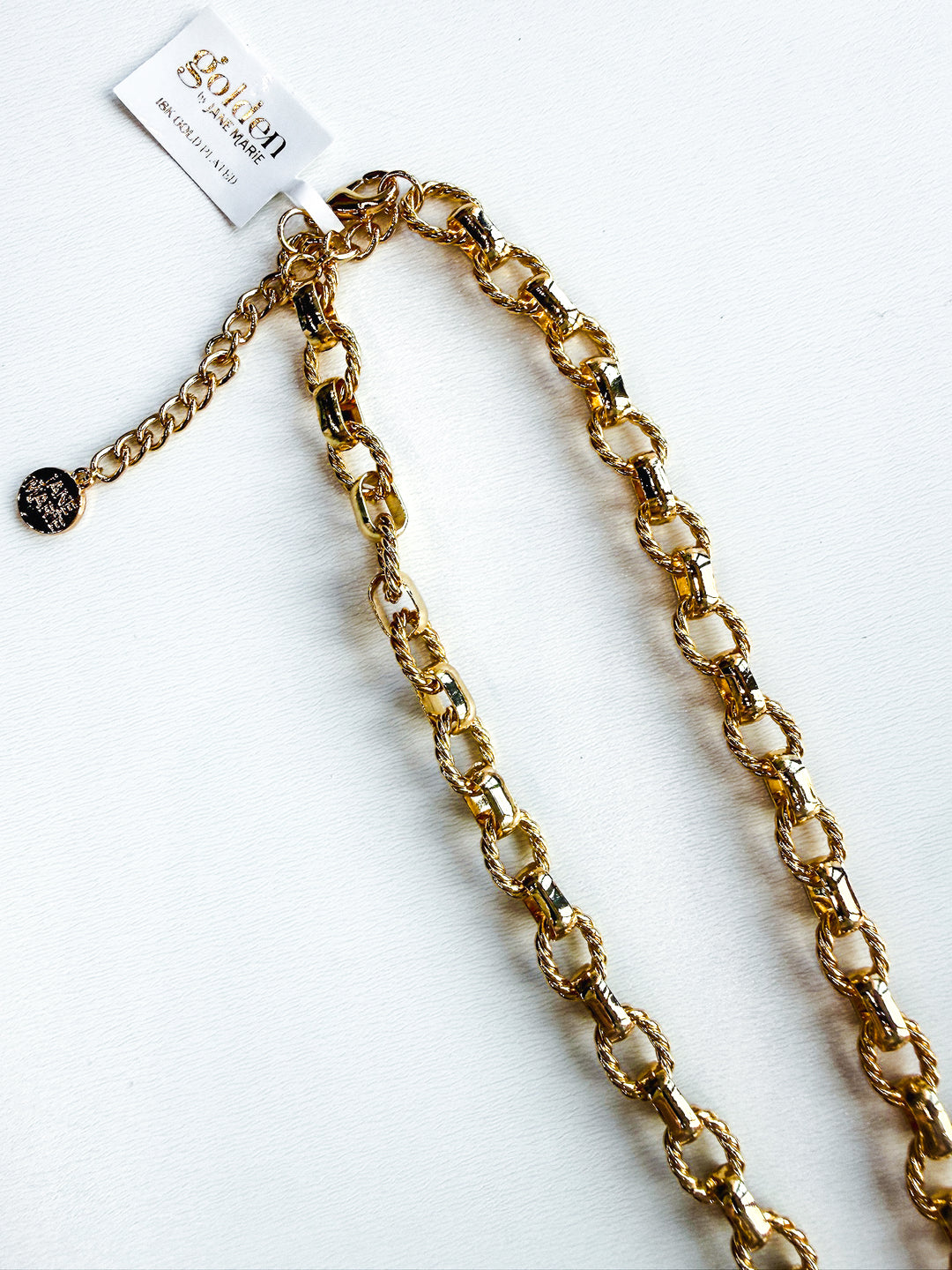 18K Gold Plated Chain Necklace with Tortoise Heart