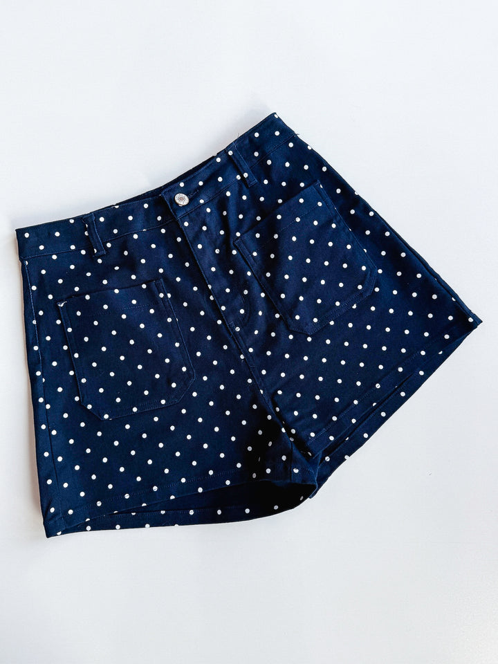 Polka Me Pretty Pocket Front Short
