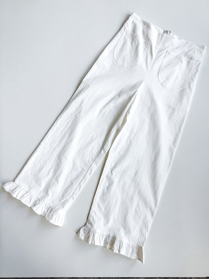 Ruffle Charm Trouser Pant